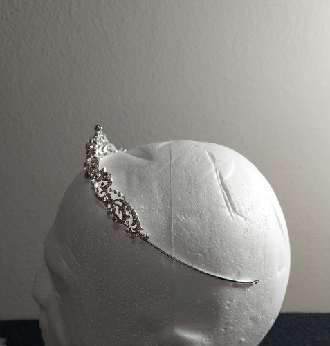 enVogue Crystal Tiara Bridal Accessories Small w/ Box Sparkly Wedding Crown - Picture 5 of 9