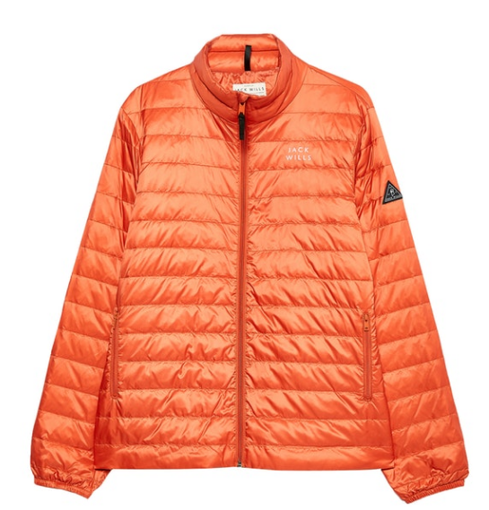 jack wills orange jacket