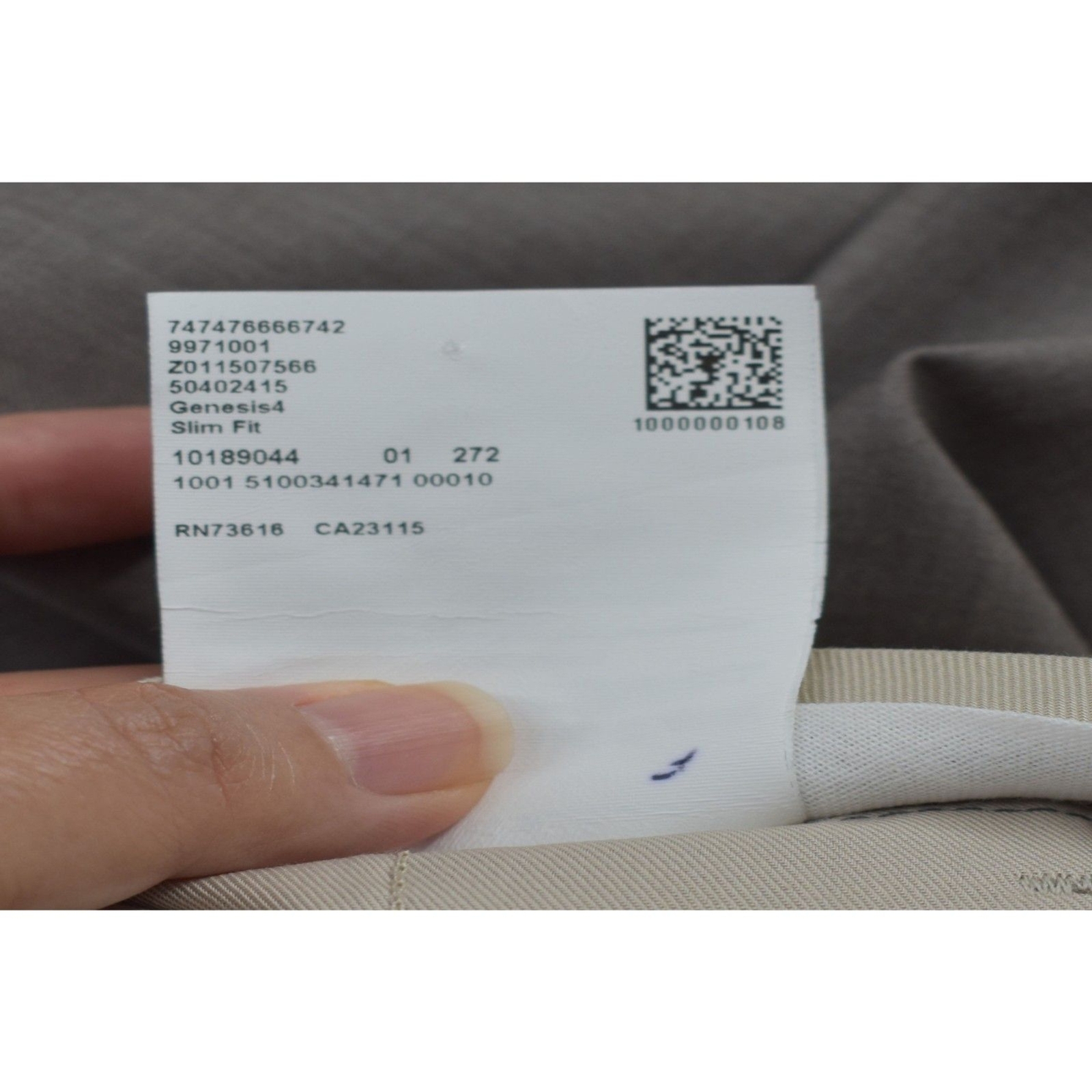 Boss Hugo Boss Genesis 4 Virgin Wool Dress Pants Gray Mens Slacks Size 32R thumbnail 10