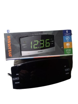 Sylvania SCR1989BT Jumbo Digit Alarm clock Radio W Bluetooth | eBay