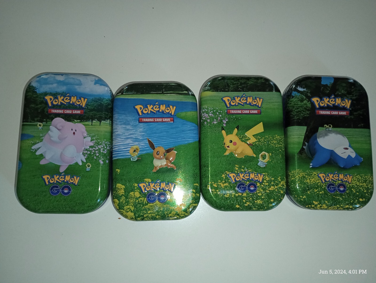 Empty Pokemon (Set Of 4) Empty Pokemon Tins | eBay