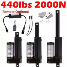 12V Linear Actuator Heavy Duty 2"~40" Long Stroke 440lbs 2000N Waterproof IP65