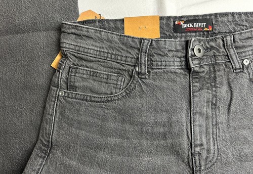 Jeans Uomo Slim Fit Denim Pantaloni Regular Fit Pantaloni da Lavoro Tutte le Taglie e Vita UK - Foto 22 di 23