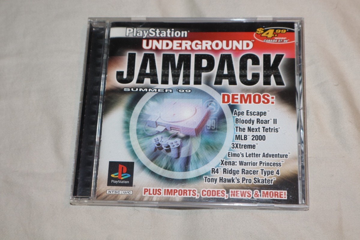 Underground JamPack Summer 99 PS1 PlayStation 1 NEUF / SCELLÉ