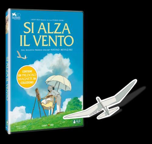Si Alza Il Vento Hayao Miyazaki - DVD + MAGNETE - NUOVO