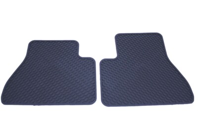 FREELANDER 1  BLACK REAR QUALITY RUBBER MATS SET - PAIR BA3507
