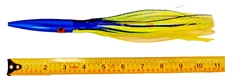 WAHOO 11" High Speed Bullet Trolling Saltwater Fishing Lure Dart Blue Yellow
