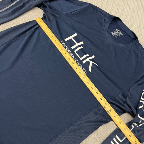HUK Angelhemd Herren Large blau Performance Stretch Outdoor leicht - Bild 7 von 8