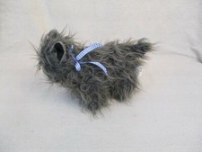 The Wizard of OZ Plush Dorothys Dog ToTo Rubies Costume Co 8" Gray Scruffy Fur