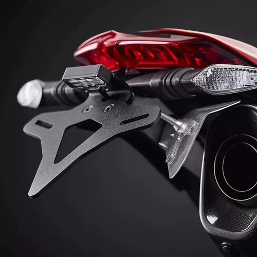For Ducati Hypermotard 950 2019-2024 Rear Short Tail Stock License Plate Holder - Zdjęcie 3 z 15
