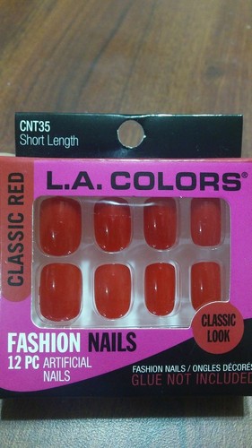 L.A. Arte en uñas colores rojo clásico - Imagen 1 de 2