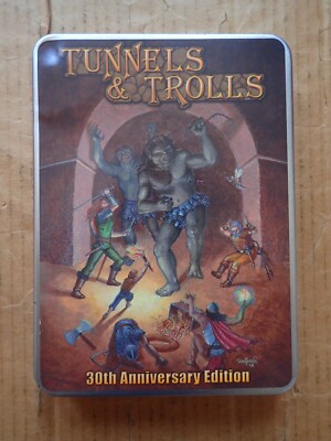 【X1】TUNNEL & TROLLS Tunnels & Trolls RPG 30th Anniversary 7th Ed Tin - Flying Buffalo