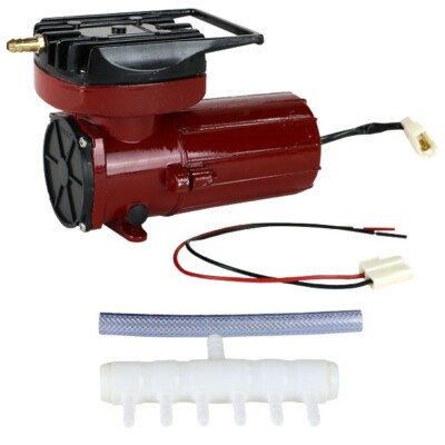 NEW 4.9cfm 12v DC Compressor Fish Tank Aquarium Aerator 140 lpm 130W 12 Volt
