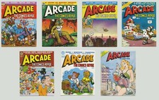 1975–6 Griffith + Spiegelman ARCADE: THE COMICS REVUE 1–7 Full Set Robert Crumb 