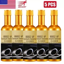5pc Vehicle Engine Deep Cleaning Catalytic Converter 120ml Multipurpose Boost Up