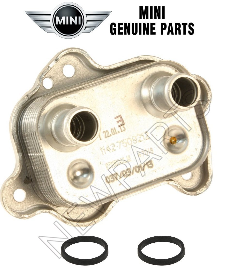 For Mini R52 R53 Cooper S Manual Trans Engine Oil Cooler & Set Of 2 O