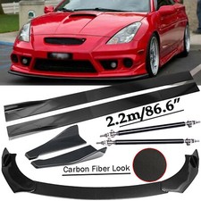 Front Lip Chin Bumper Body Kits 86.6 Side Skirt For Toyota Celica 01-05