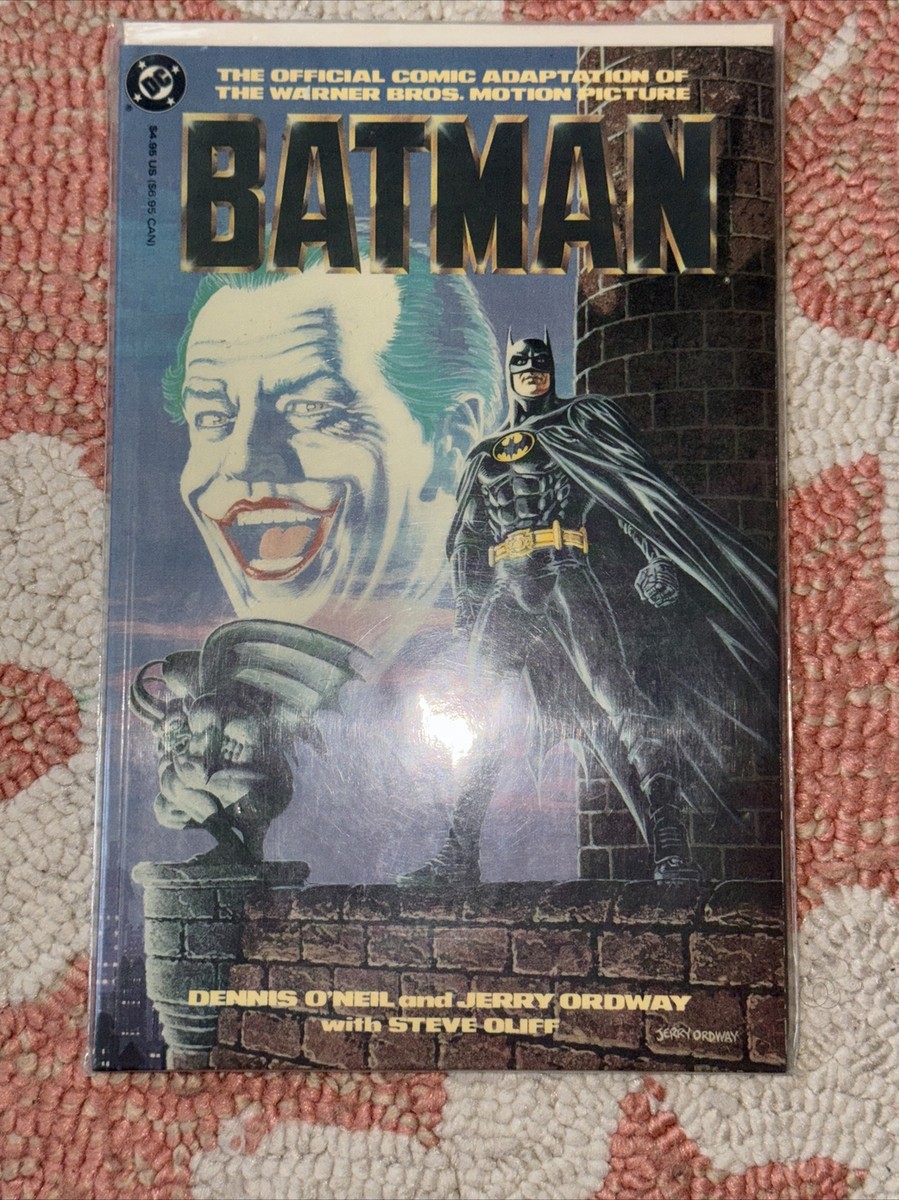 Batman The Movie Official COMIC Adaptation 1 - 1989 JOKER JACK