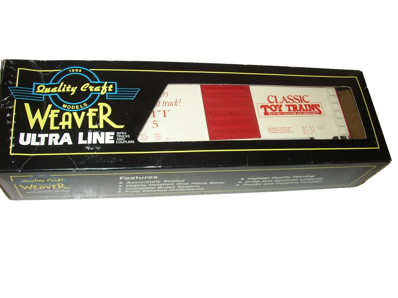 Trenes modelo plástico Weaver