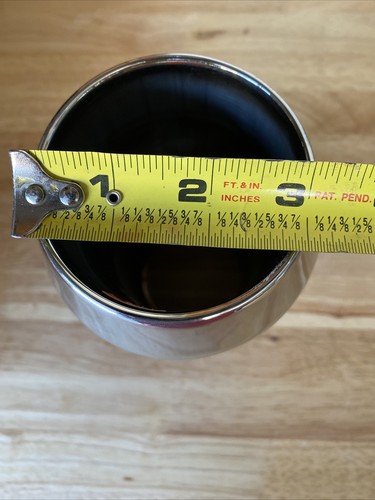 3” Round Double Walled Thermal Exhaust Tip Stainless - Picture 4 of 5