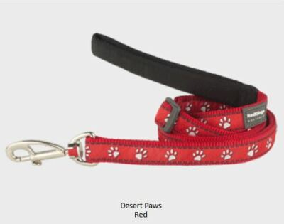 Premium Red Dingo Dog Collars Leashes Desert Paws Red Pick