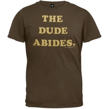 The Big Lebowski - Dude Flip Adult Mens T-Shirt