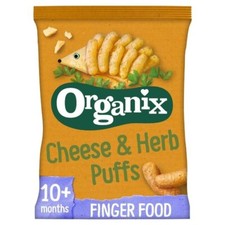 Organix Goodies Organic Cheese & Herb Puffs 15g - (PACK OF 4)
