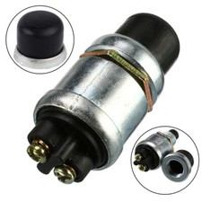 Universal Momentary Ignition Push Switch Starter Button Waterproof 60/40 Amps