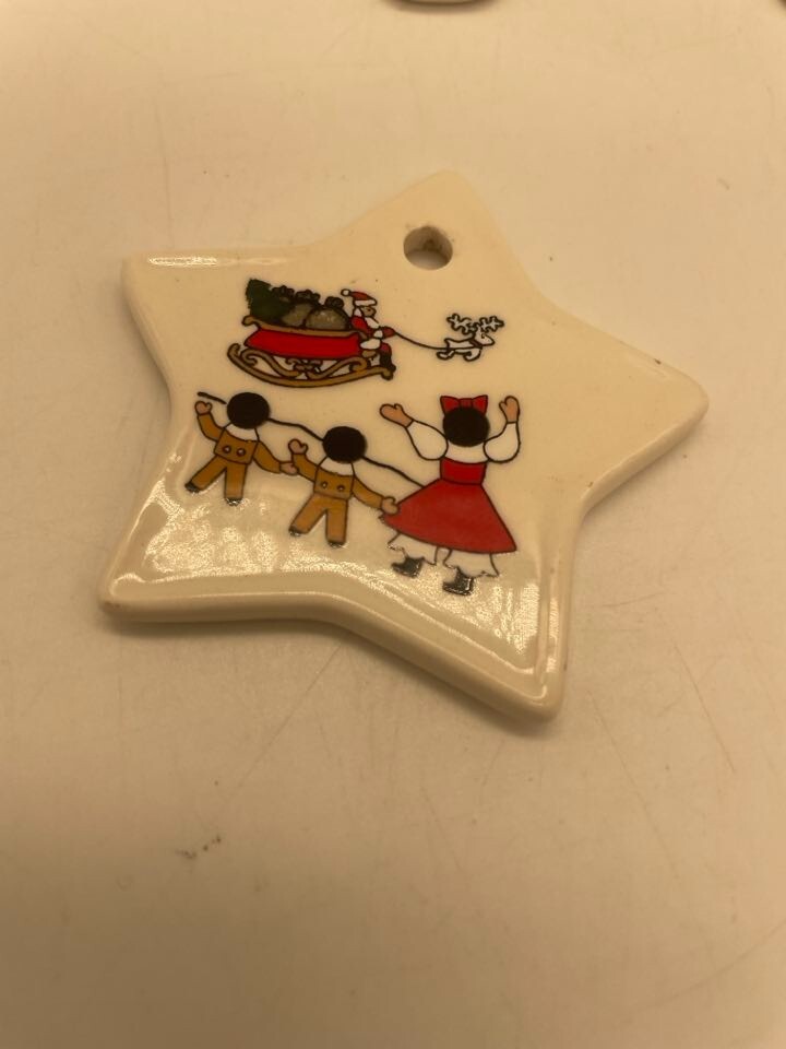EUC Rare Mason's Christmas Village Porcelain Christmas Ornaments eBay