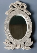 Farmhouse Stand Up Mirror. 12.5" Tall.  7" Wide.  Home Decor