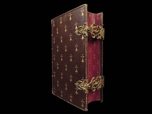 1856 STUNNING Fine Binding Catholic Romain Parishioner | Liturgy Bible Art - Picture 7 of 24