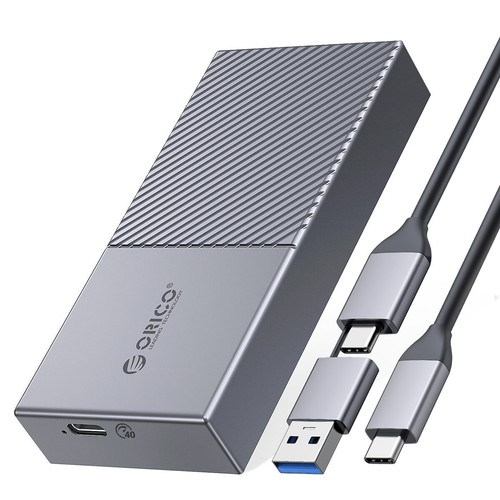 Boîtier SSD ORICP 40Gbps USB4 M.2 NVMe compatible avec Thunderbolt UASP - Photo 2/13