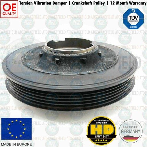 FOR MINI CLUBVAN D R55 CRANKSHAFT PULLEY DAMPER DRIVE BELT & BOLTS 11238477129 - Foto 7 di 8