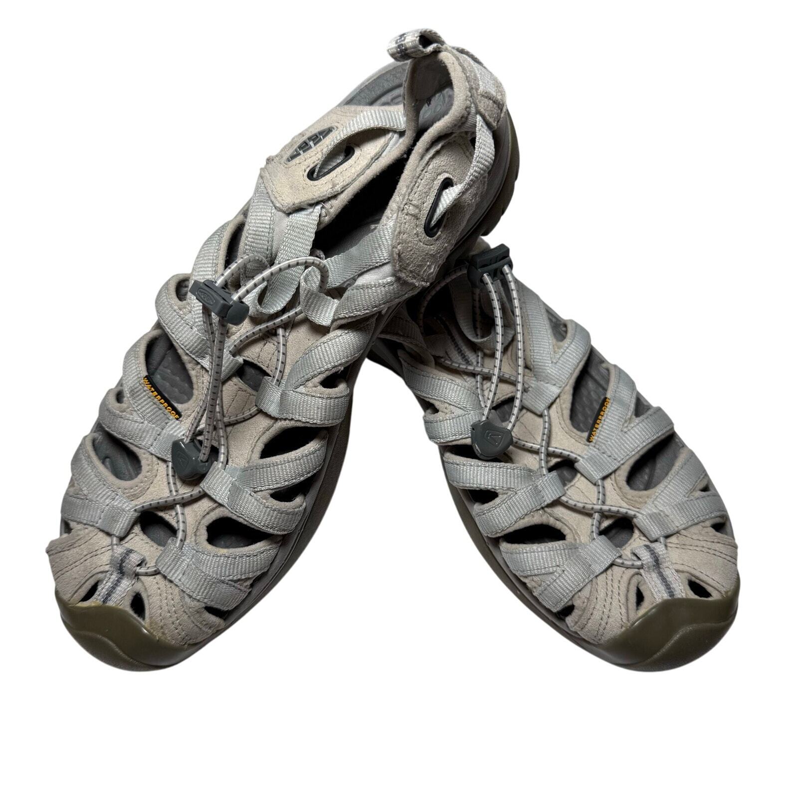 Sandali impermeabili Keen da donna Whisper taglia 10 US 40 5 EU grigi scarpe outdoor