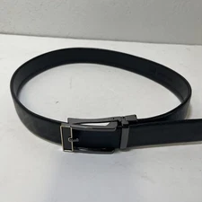 Men's Belt Genuine Leather Ratchet Belts Automatic Buckle 1.37inch Width 32 In