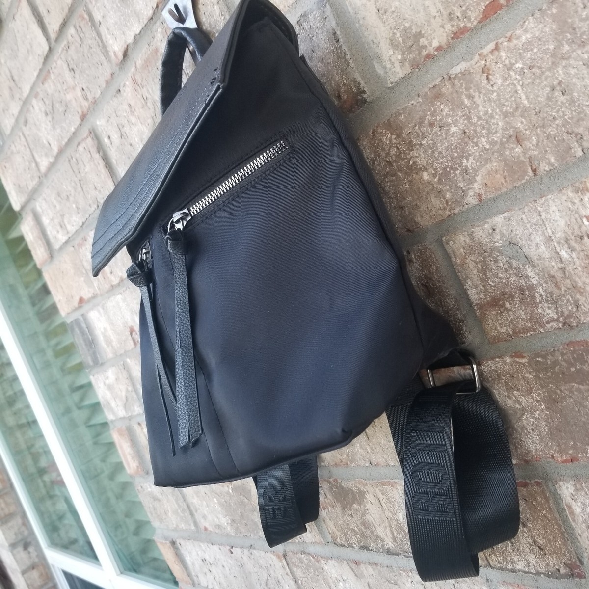 BOTKIER NY Trigger Nylon & Faux Leather BLACK MINI BACKPACK BAG (10x10x4) | eBay BOTKIER NY Trigger Nylon & Faux Leather BLACK MINI BACKPACK BAG (10x10x4) | eBay