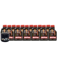 12L Motul 8100 X-CLEAN 5W40 Wix XP Filter Motor Oil Change Kit API SN