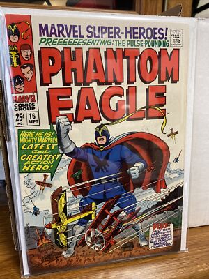Marvel Super-Heroes #16 (Marvel, September 1968) Silver Age First Phantom Eagle