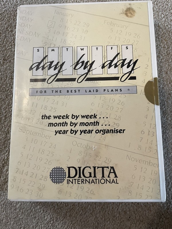 Atari ST - Day By Day - Digita International - Rare Clamshell