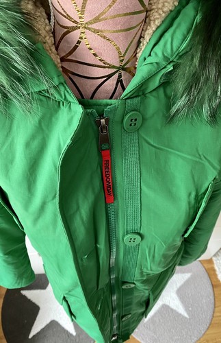 NUOVA giacca parka Freedomday verde taglia S - Foto 3 di 11