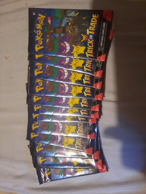 2024 Pokemon Trick Or Trade Pack (3 Cards) Booster Factory Sealed!