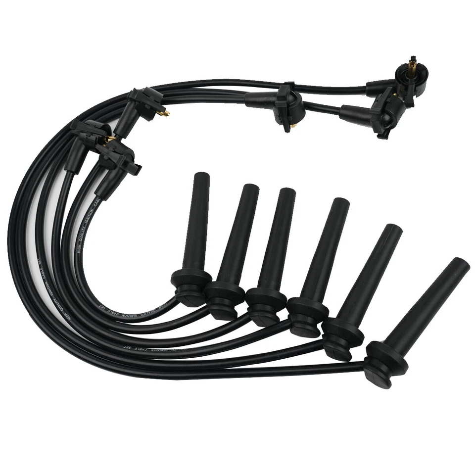 671-6090 Denso Spark Plug Wires Set of 6 New for Ford Taurus Mercury Sable 96-99 Foto 3 de 4