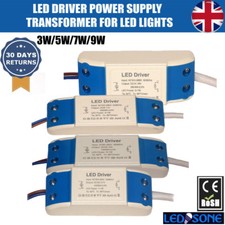 LED Driver Transformer Constant Current Power Supply 3W/5W/7W/9W Compact Driver
