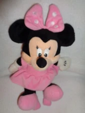 MINNIE MOUSE 13" baby rattle crinkle doll pink plush Disney Kids Preferred toy