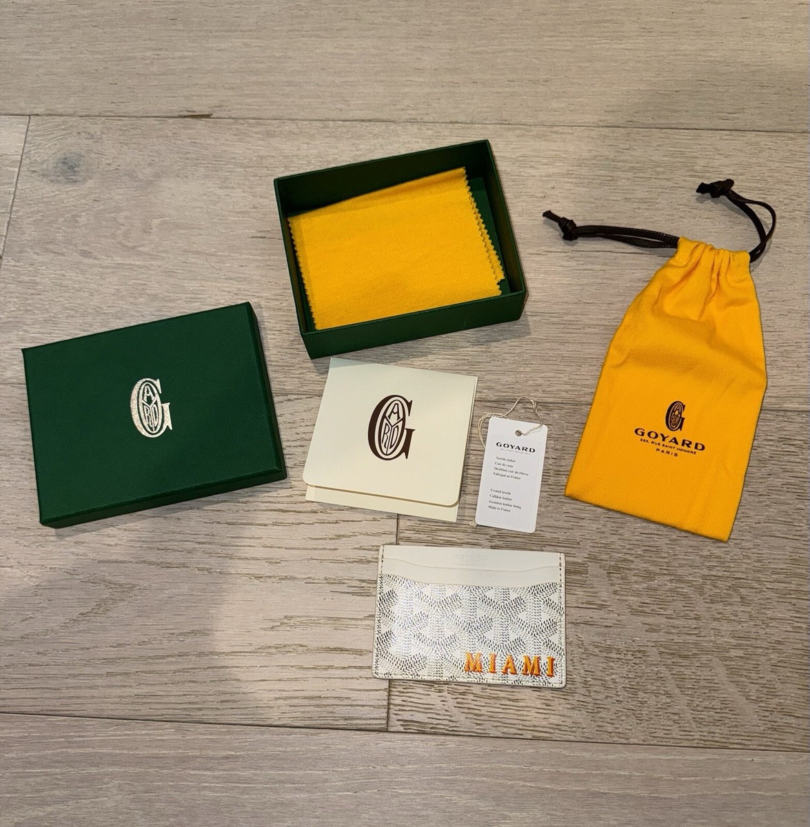 GOYARD 名刺入れ ホワイト ホワイト（白）系 GOYARD(ゴヤール) カードケース・名刺入れ