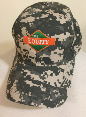 The Equity Hat Adult Digital Green Tan Camo Adjustable Cap - Country Farm Rural