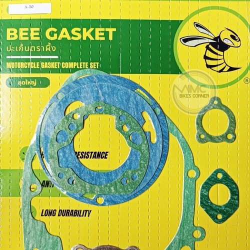 FOR SUZUKI A50 AC50 AS50 ENGINE GASKET & OIL SEAL KIT NEW (6 pcs.) - Picture 2 of 5