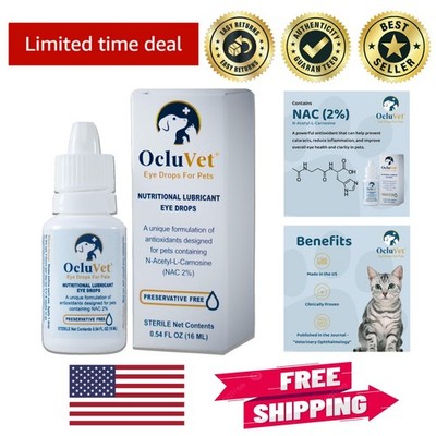 acetyl l carnitine eye drops Natural 2% N-Acetyl-L-Carnosine Eye Drops for Dogs with Cataracts - 16mL