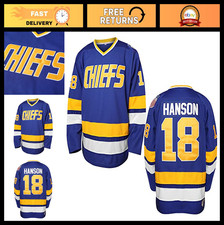 Hockey Jersey Charlestown Chiefs 16 17 Jeff Slap Shot Movie Apparel S-3XL Blue W