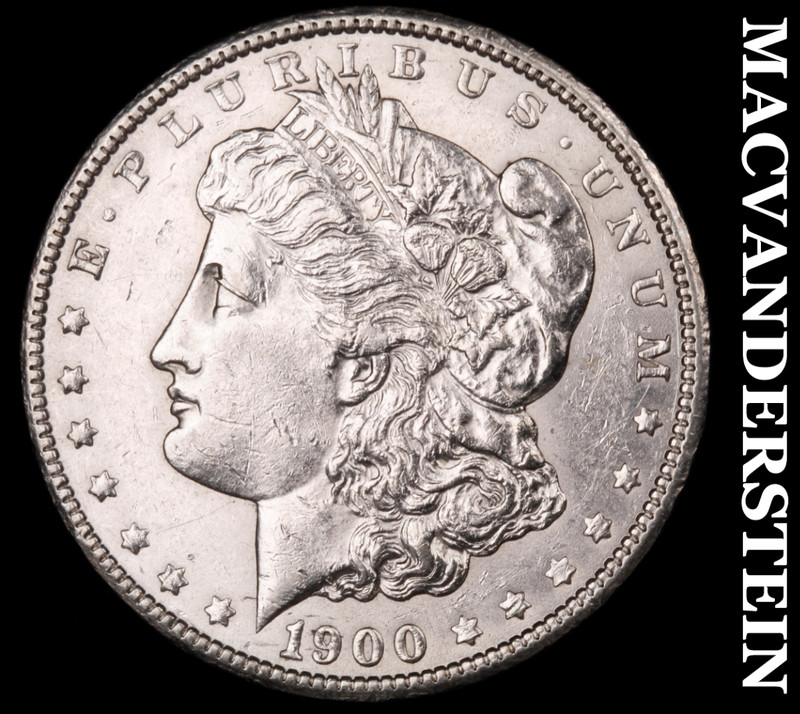 1900 Silver Morgan Dollar - Scarce  High Grade  Lustrous  No Reserve  #L1123